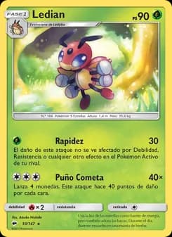 Ledian card in Spanish