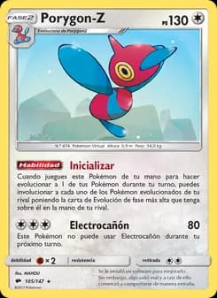 Porygon-Z card in Spanish