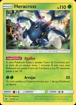 Heracross card in Spanish
