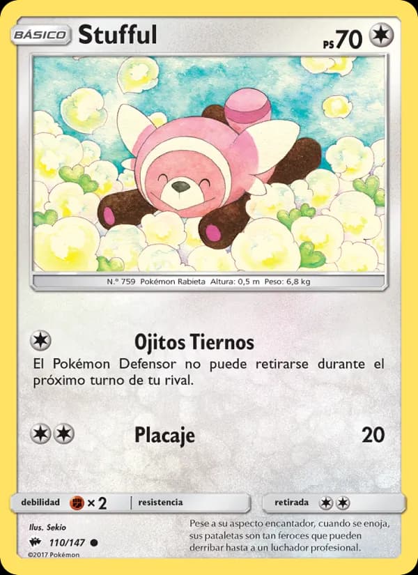 Stufful card in Spanish