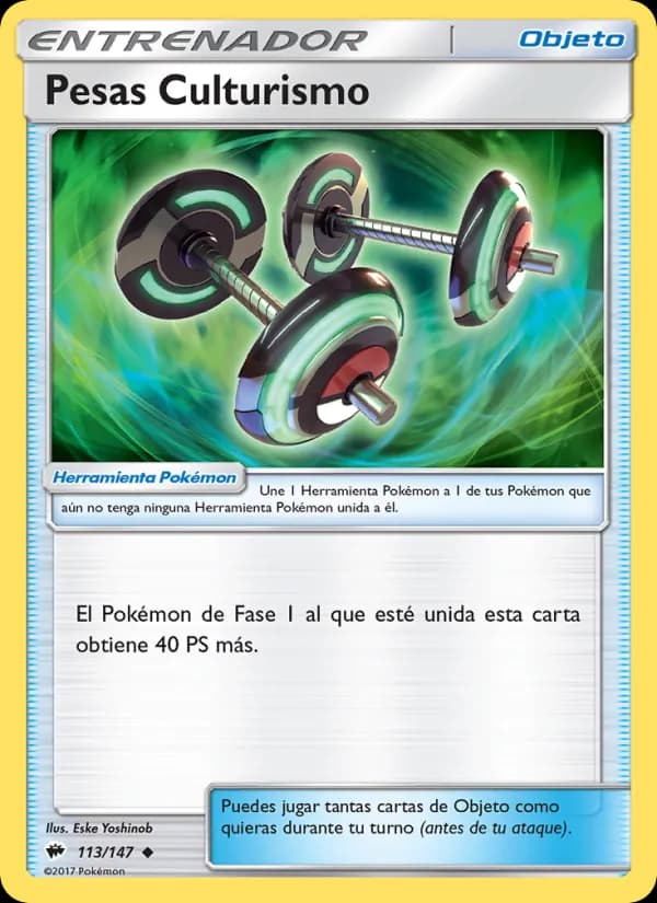 Pesas Culturismo card in Spanish