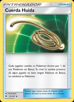 Cuerda Huida card in Spanish