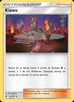 Kiawe card in Spanish