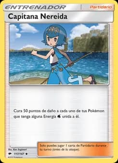 Capitana Nereida card in Spanish
