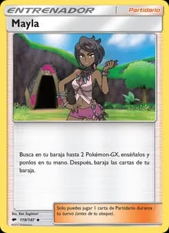 Mayla card in Spanish