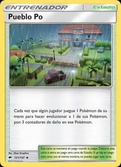 Pueblo Po card in Spanish