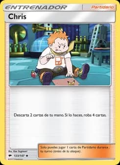 Chris card in Spanish