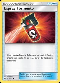 Espray Tormento card in Spanish