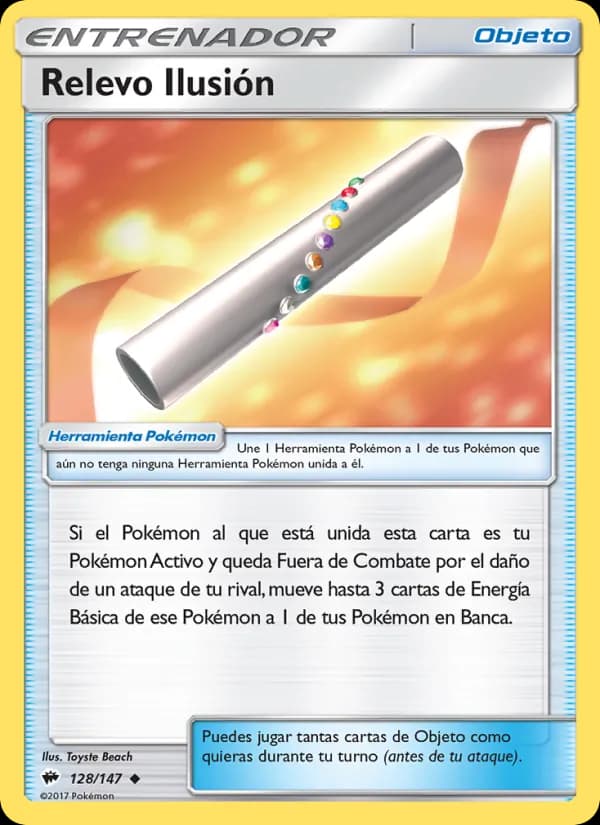 Relevo Ilusión card in Spanish