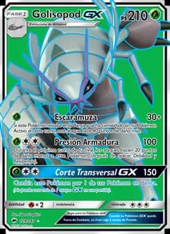 Golisopod GX card in Spanish