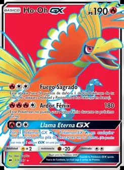 Ho-Oh GX card in Spanish