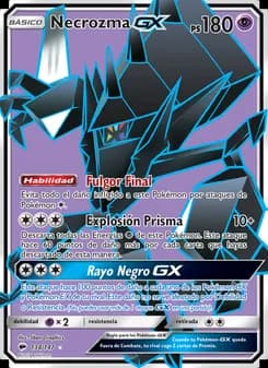 Necrozma GX card in Spanish
