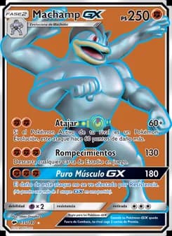 Machamp GX card in Spanish