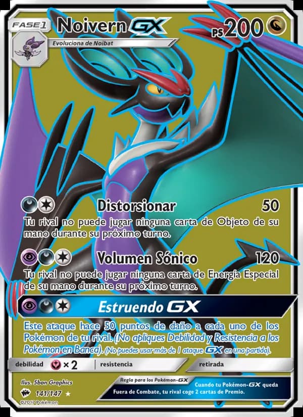 Noivern GX card in Spanish