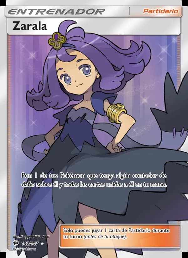 Zarala card in Spanish