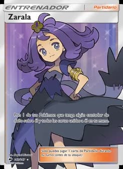 Zarala card in Spanish