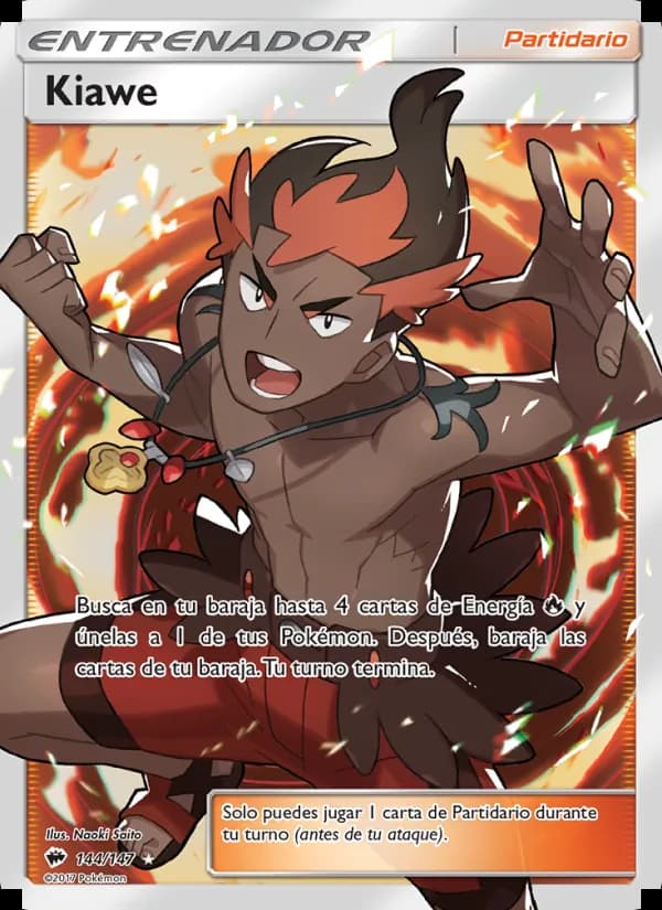 Kiawe card in Spanish