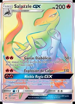 Salazzle GX card in Spanish