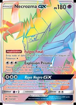 Necrozma GX card in Spanish