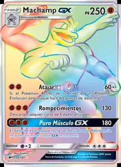 Machamp GX card in Spanish