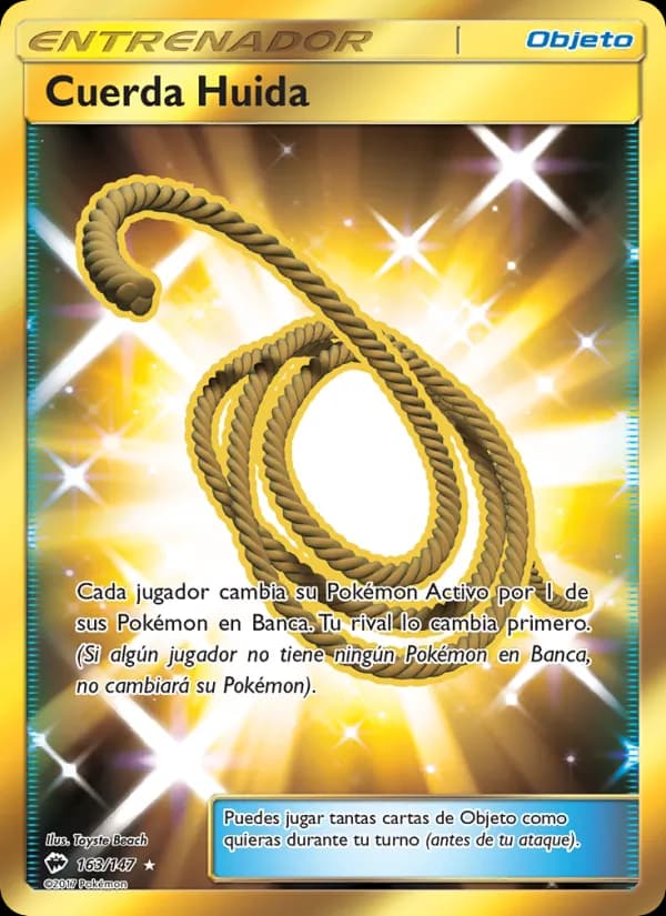 Cuerda Huida card in Spanish