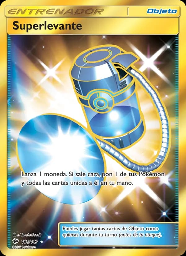 Superlevante card in Spanish
