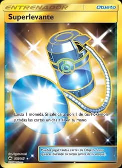 Superlevante card in Spanish