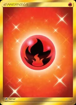 Energía Fuego card in Spanish