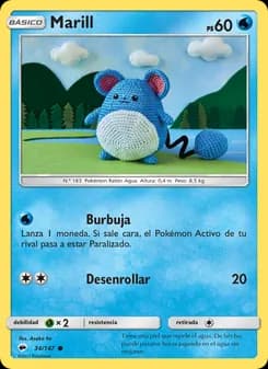 Marill card in Spanish
