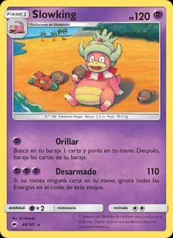 Slowking card in Spanish