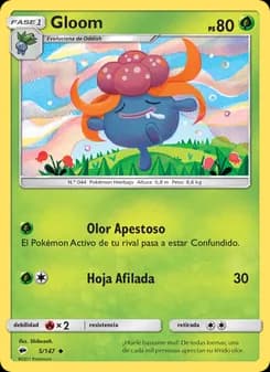 Gloom card in Spanish
