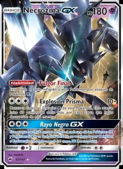 Necrozma GX card in Spanish