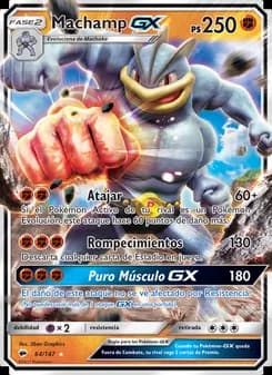 Machamp GX card in Spanish