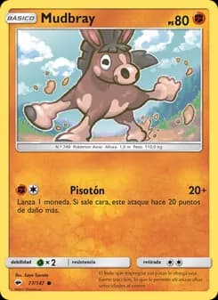 Mudbray card in Spanish