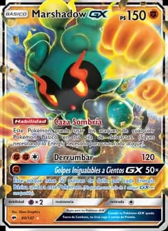 Marshadow GX card in Spanish