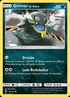 Grimer de Alola card in Spanish