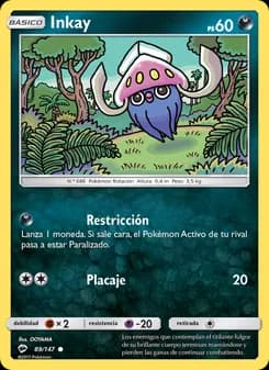 Inkay card in Spanish
