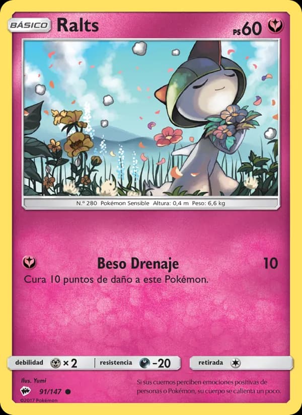 Ralts card in Spanish