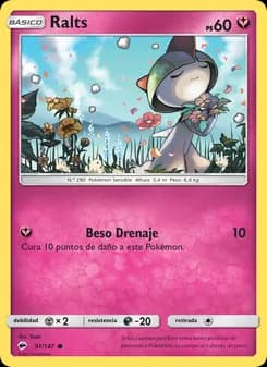 Ralts card in Spanish