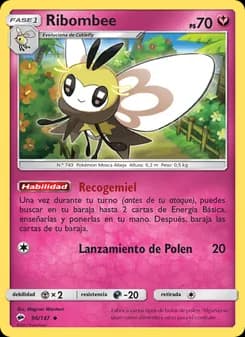 Ribombee card in Spanish