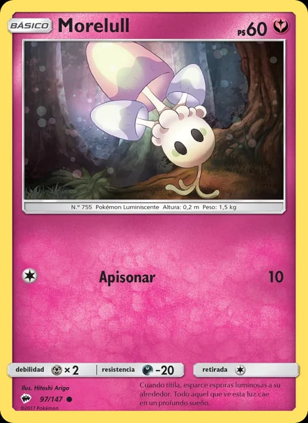 Morelull card in Spanish