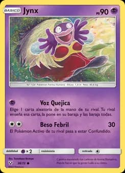 Jynx card in Spanish