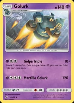 Golurk card in Spanish