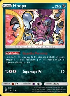 Hoopa card in Spanish