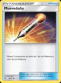 Muevedaño card in Spanish