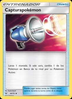 Capturapokémon card in Spanish