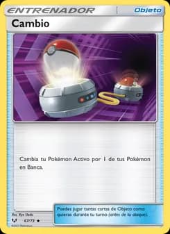 Cambio card in Spanish