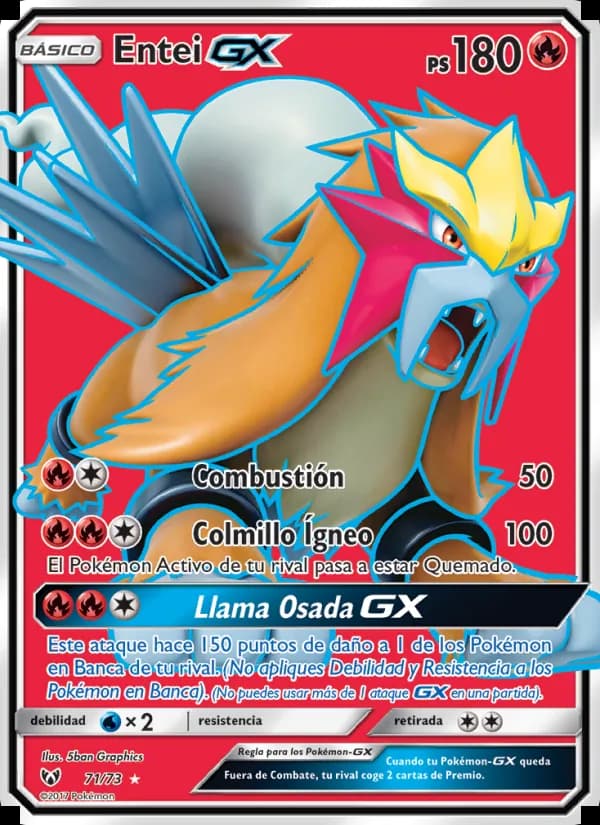 Entei GX card in Spanish