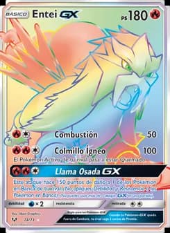 Entei GX card in Spanish