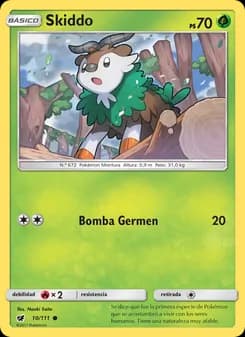 Skiddo card in Spanish